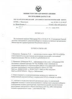 Приказ о документообороте