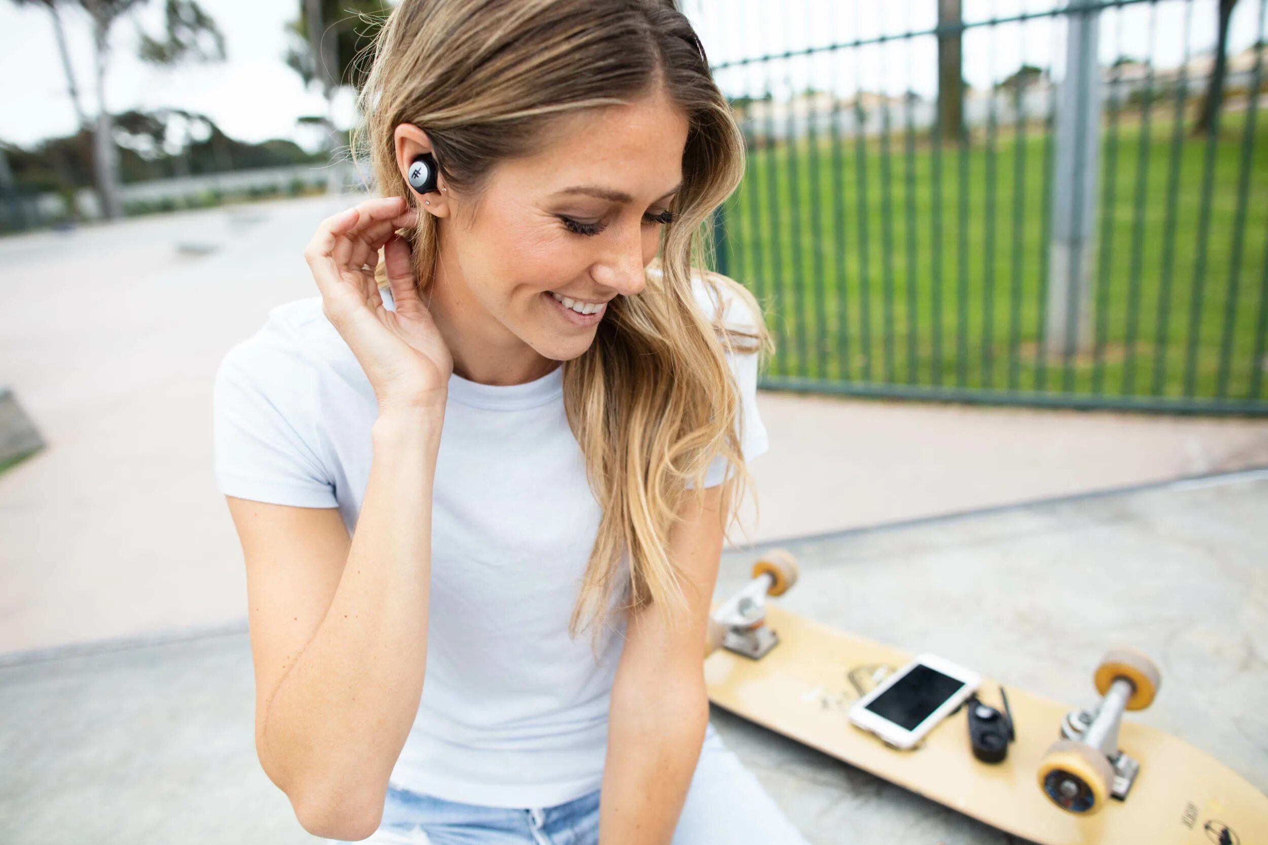 While listening to music