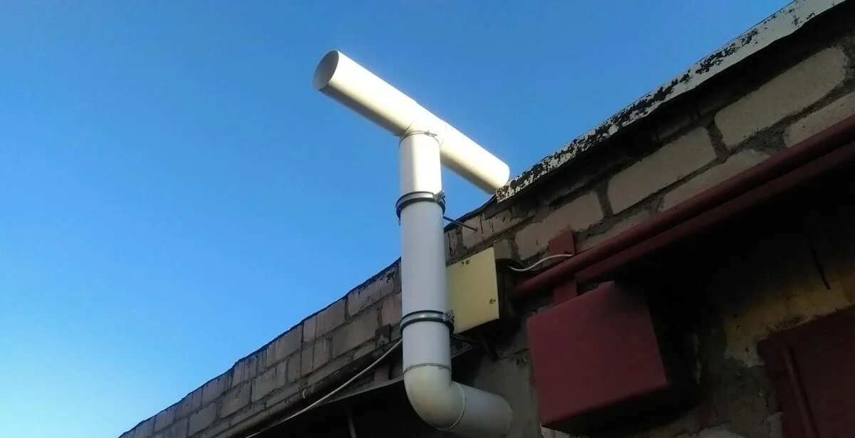 Сделать вытяжку на улицу