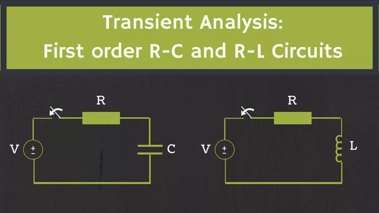 Order r. RC and RL. R-L, R-C circuit Analysis Lab. Transient Analysis. Circuits for DC Analysis.