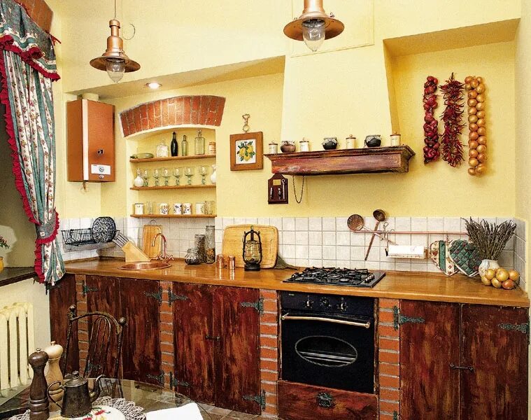 Сделать кухню дома своими руками. Декор кухни в деревенском стиле. Кухня в русском деревенском стиле. Кухня в деревенском стиле своими руками. Кухонный гарнитур в деревенском доме.