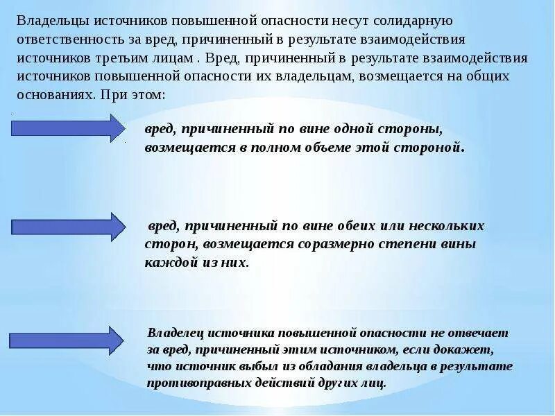 Деятельность создающую повышенную опасность для окружающих