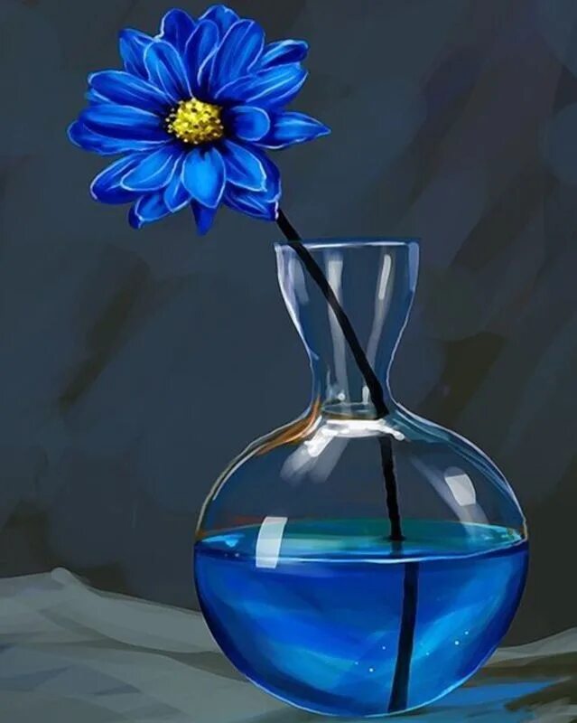 Стеклянный синий цветок. Синие цветы. Цветы в вазе. Синие цветы в вазе. Натюрморт ваза с цветами.