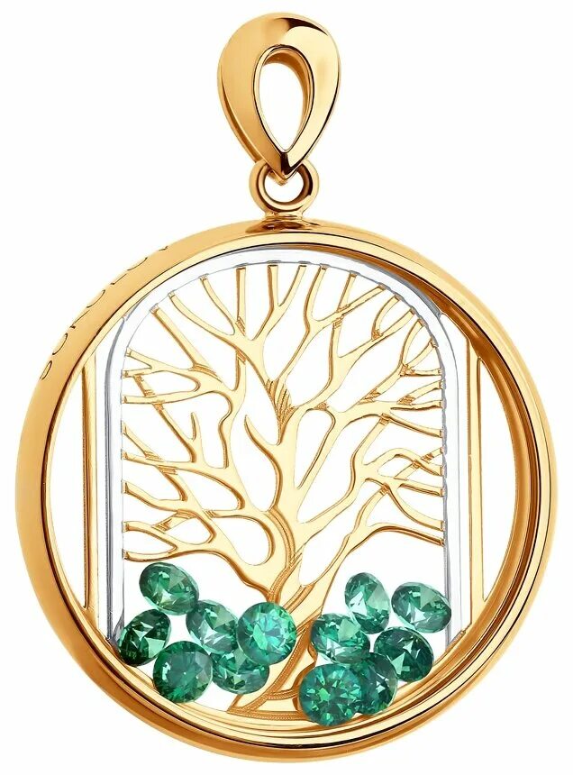 Подвеска из золота со swarovski zirconia. 034926 подвеска соколов. Lucente танцующий бриллиант. Подвеска из золота с минеральным стеклом и фианитами артикул: 035399. Подвижные фианиты.