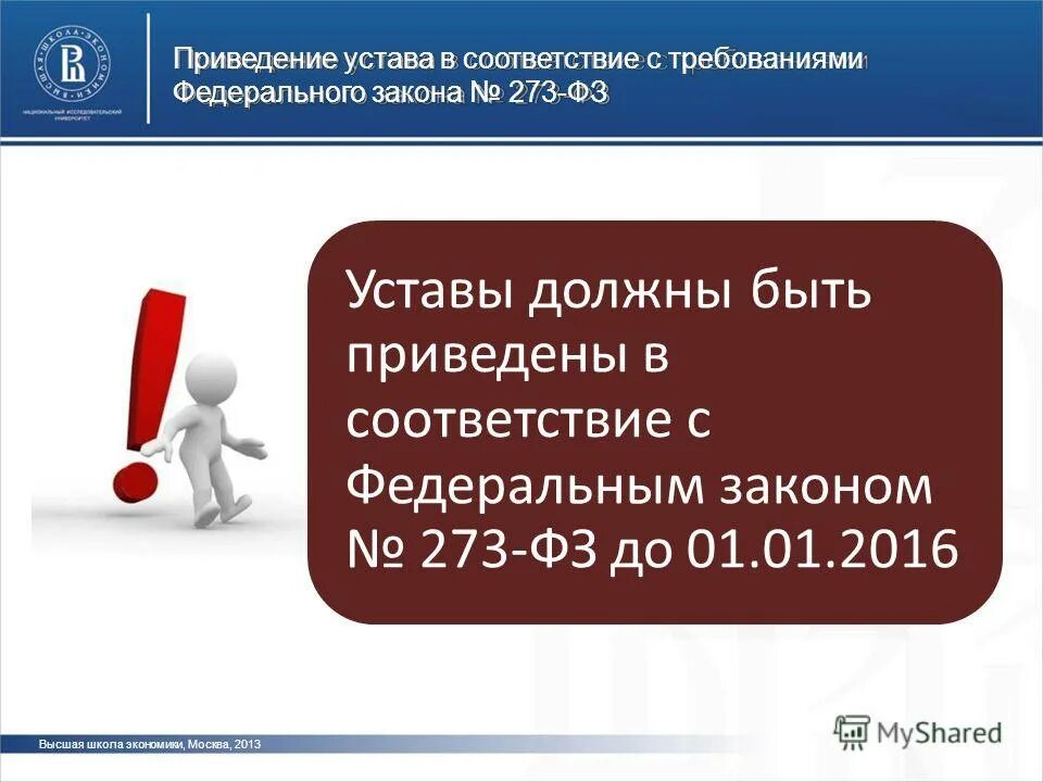 Приведение устава в соответствии с фз. Приведение устава в соответствии с фз