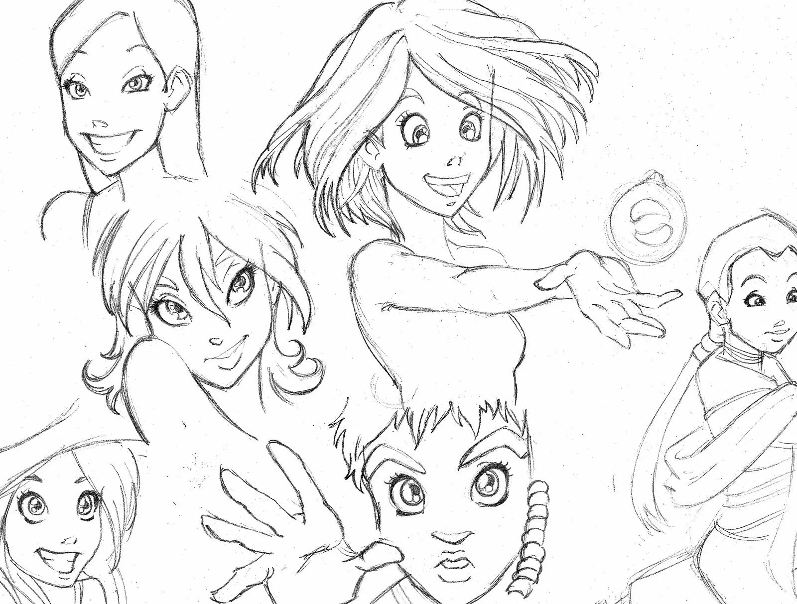 I. W. чародейки стиль рисования. T. рисунок чародейки.