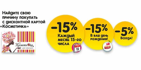 Оформить карту скидки
