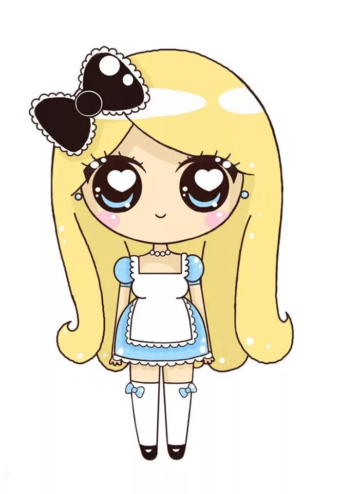 Милые девочки для срисовки. Рисунки няшной девочкой. Милые мультяшные девочки. Рисунки няшной девочкой. Кавайные картинки для срисовки.