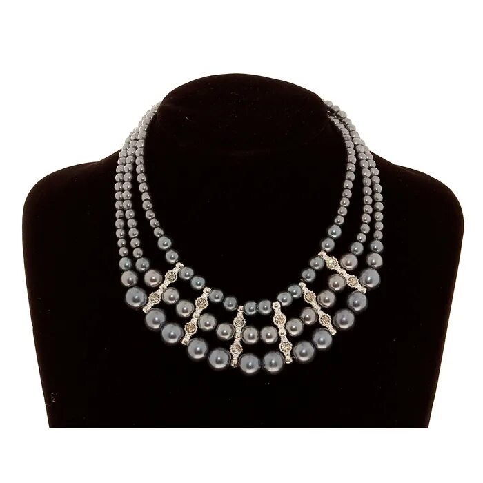 серое колье