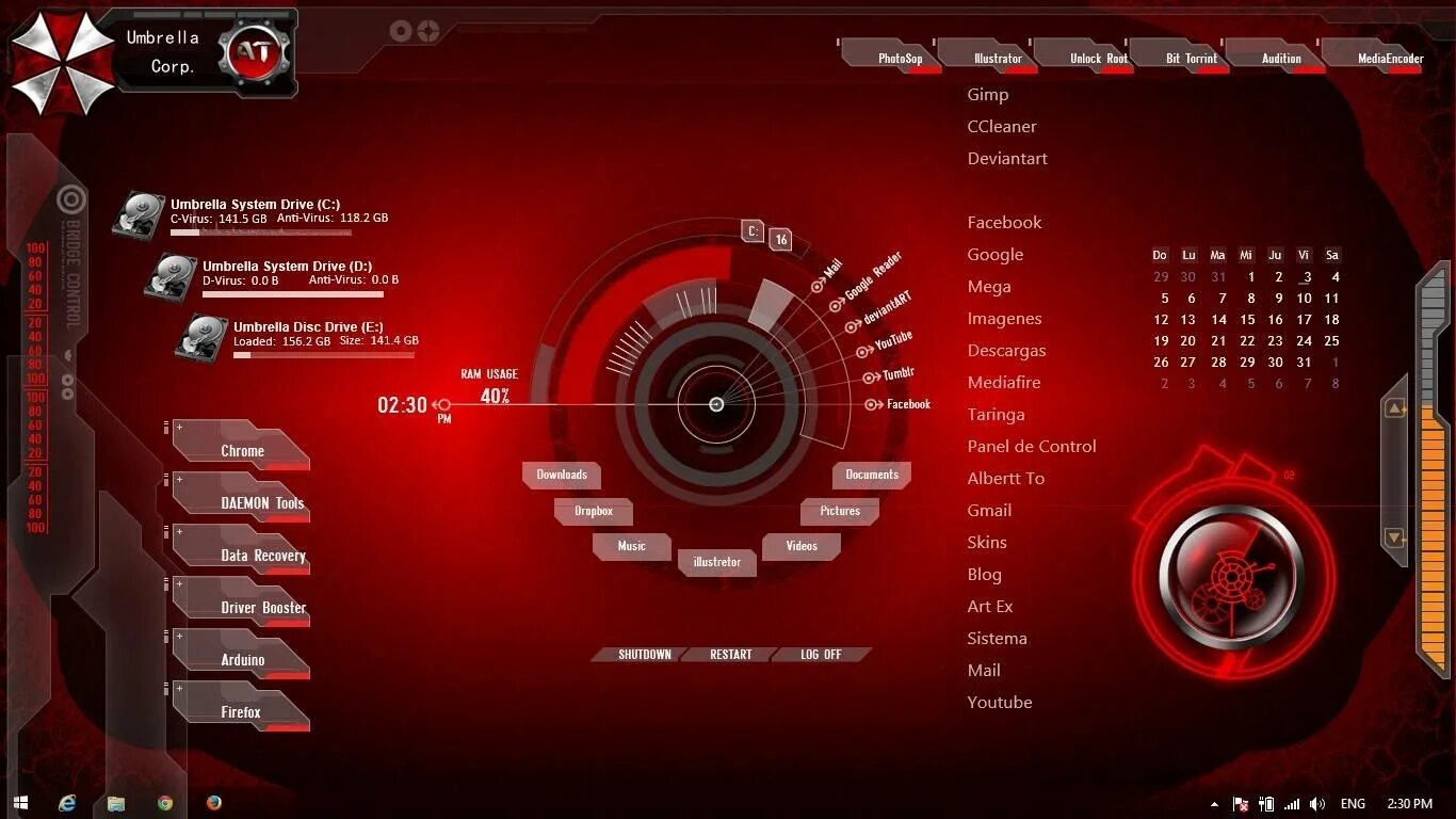 Rainmeter windows 11. Umbrella corporation тема для windows 7. скины для rainmeter дата. rainmeter официальный сайт. скины для rainmeter топ.