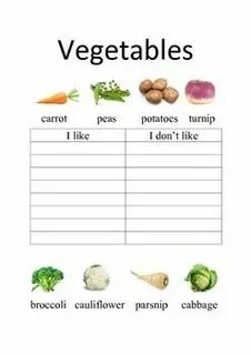 1 she vegetables 2 years