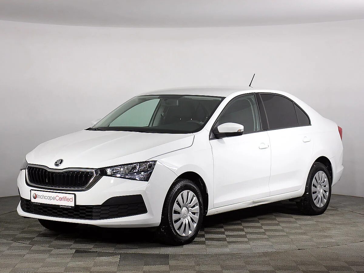 Шкода Рапид 2021. Skoda Rapid 2021. Шкода Рапид 2021 года. Белый Skoda Rapid II 1.6 at (110 л.с.). Купить рапид 2021 года