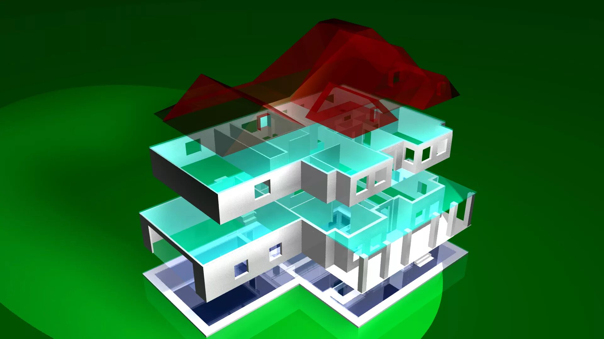 3в модель здания Revit. Трехмерная модель здания. Макет дома. 3д моделирование в архитектуре.