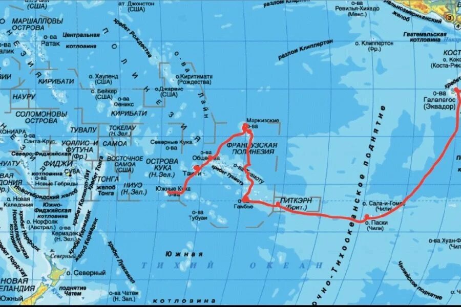 Острова и полуострова тихого океана названия. Острова Тихого океана на карте. Тихий океан на карте мирового океана. Физическая карта Тихого океана.