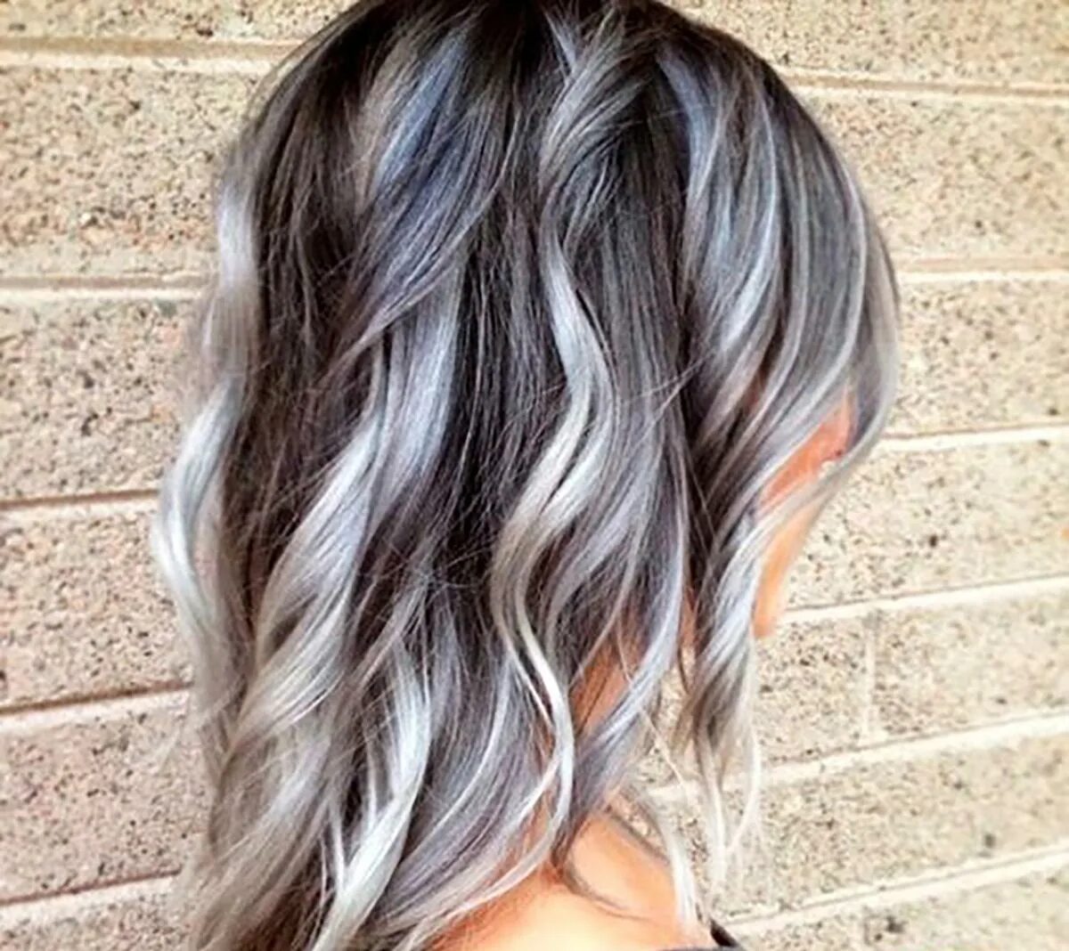 Pin by Amy Gray on Hair Grey hair color, Dark hair with highlights, Gorgeous gra