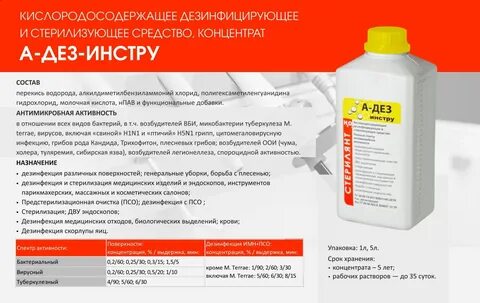 Омника дез инструкция