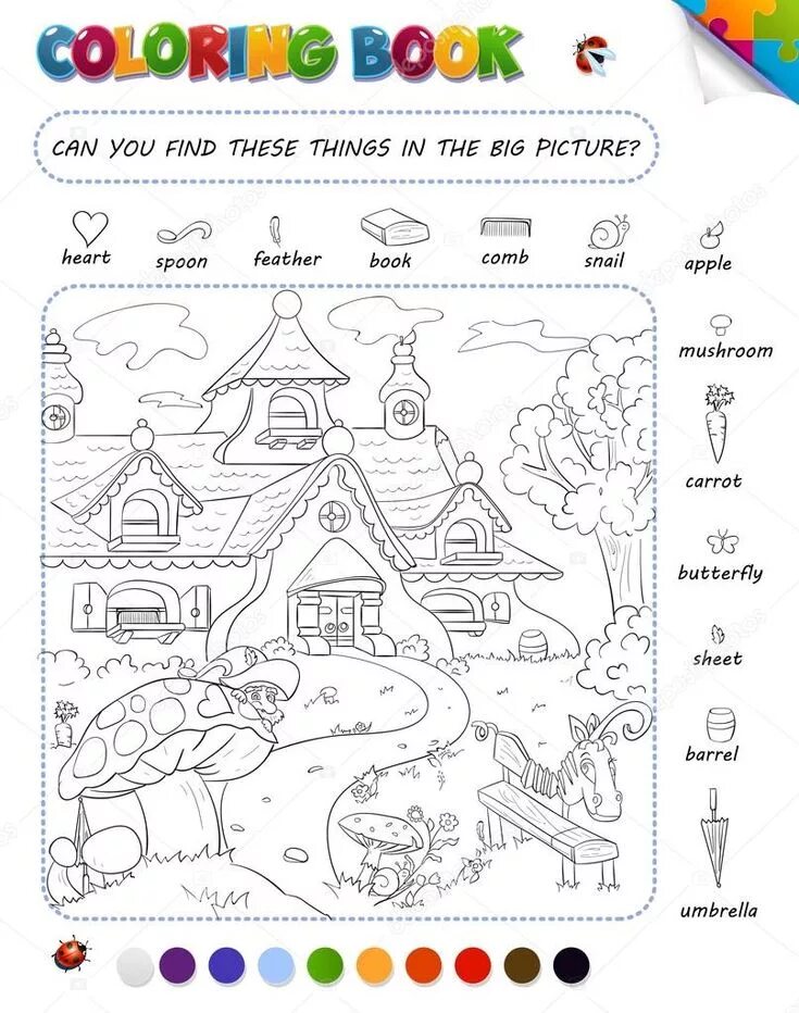 Where did you find this book. Раскраски find the hidden object. finding things in the picture rasskraskak. хидден пикчерз. hidden pictures найти предметы.