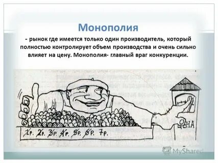 Монополия на товарном рынке