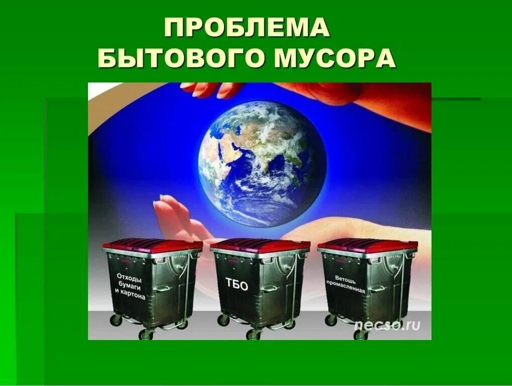 Проблемы решения бытовых отходов. Проблема бытовых отходов.