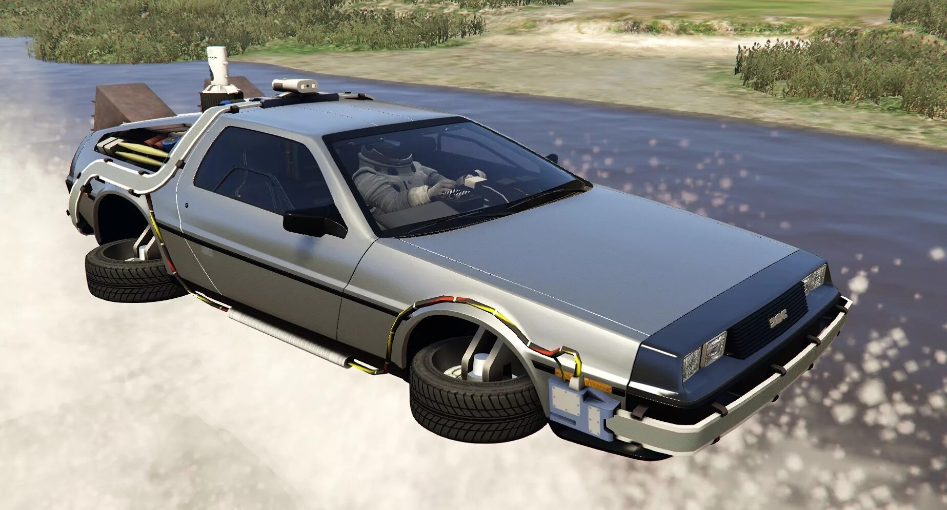 Add on vehicle. Делориан ГТА 5. Делориан машина ГТА 5. DELOREAN В ГТА 5. Машина Делориан из ГТА 5.