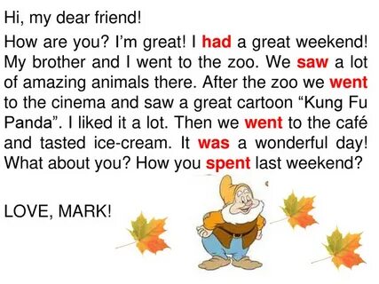 My dear english