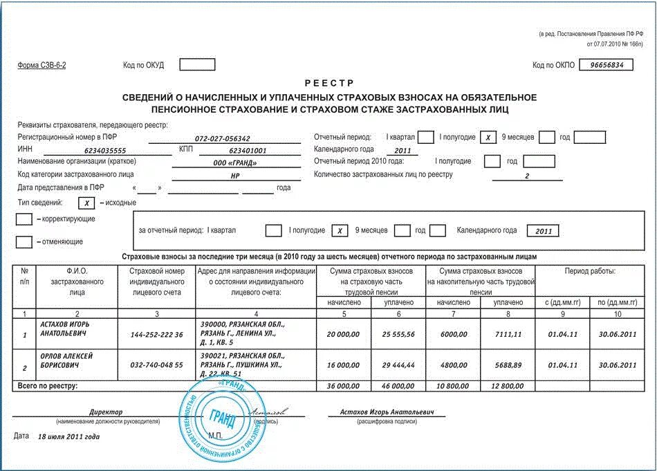 Информацию об уплаченных в