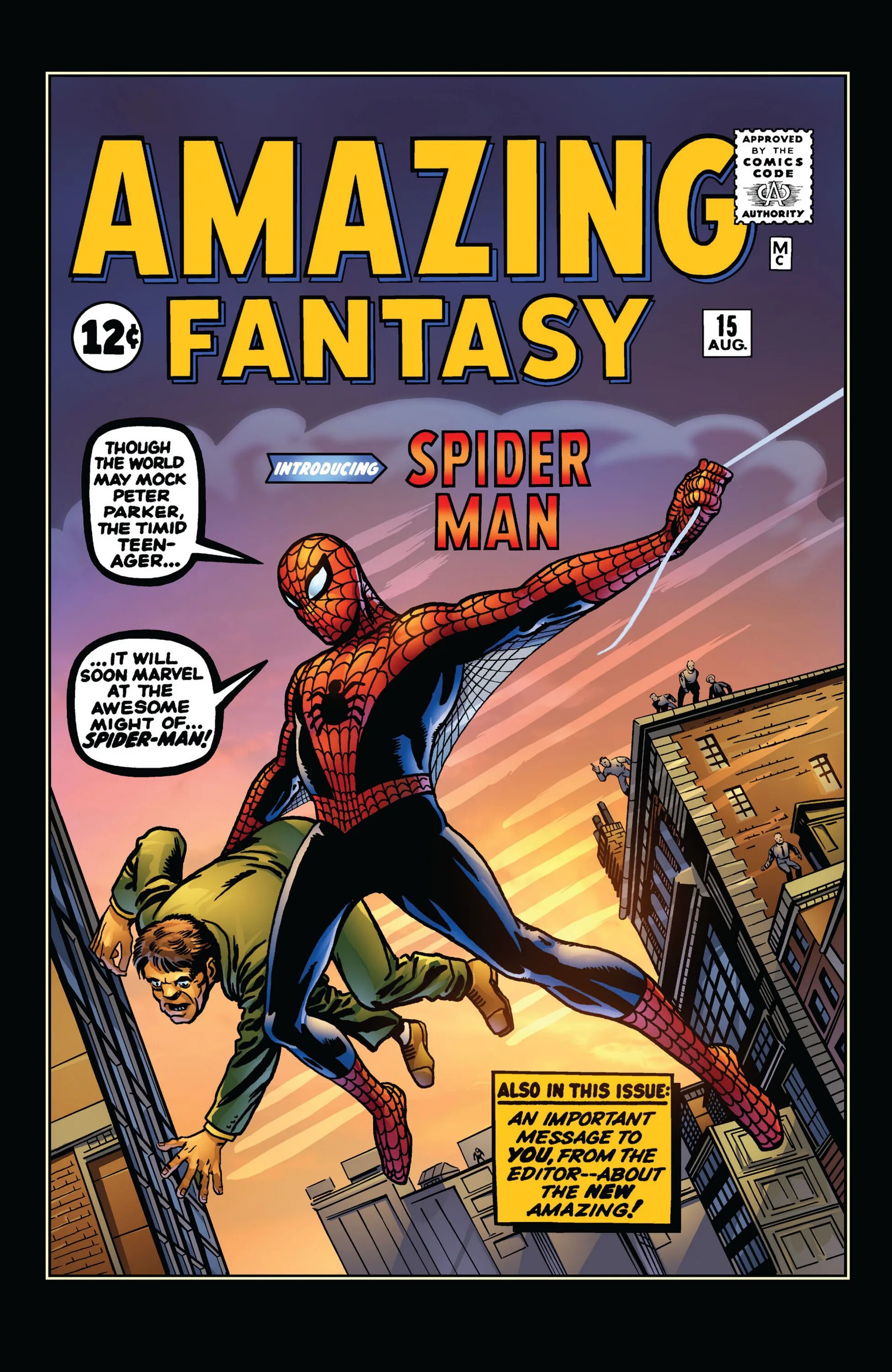 Первый комикс про человека паука. Первый выпуск человека паука комикс. Комикс amazing Fantasy Spider man 15. Amazing Spider man комикс 1 выпуск. Читать комиксы удивительный
