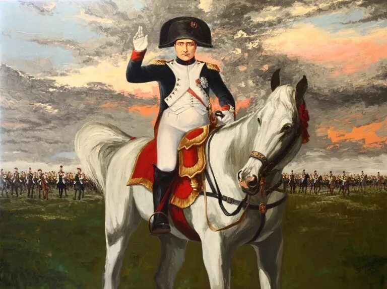 Benda napoleon. Наполеон Бонапарт картины. Наполеон Бонапарт на коне. Наполеон Бонапарт Император Франции. Наполеон Император Франции на коне.