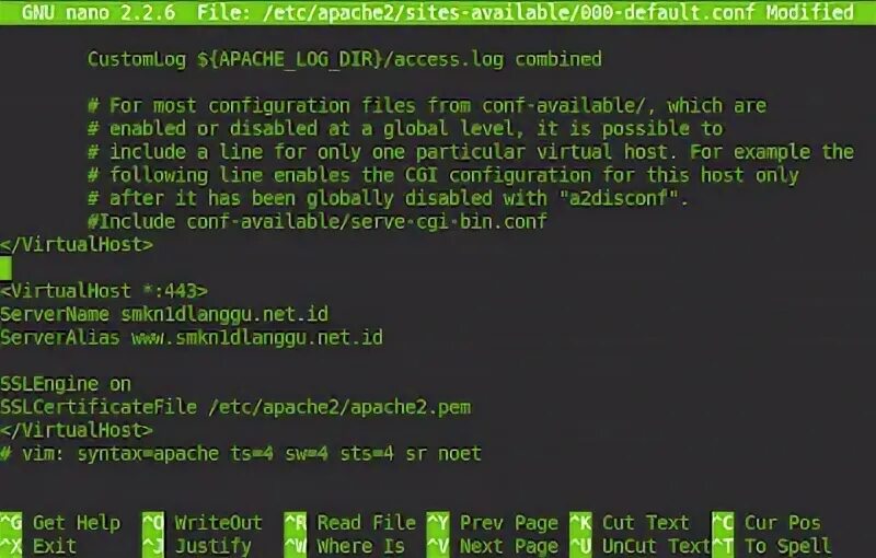 Виртуальный хост apache. Lisp пример кода. Поднятие сервера апачи линукс. Conf include. 4.