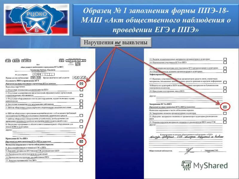 Экземпляр формы ппэ 05 01. ППЭ 18 маш. Акт общественного наблюдателя на ЕГЭ. Форма ППЭ-18-маш акт. Образец заполнения формы ППЭ 18 маш.