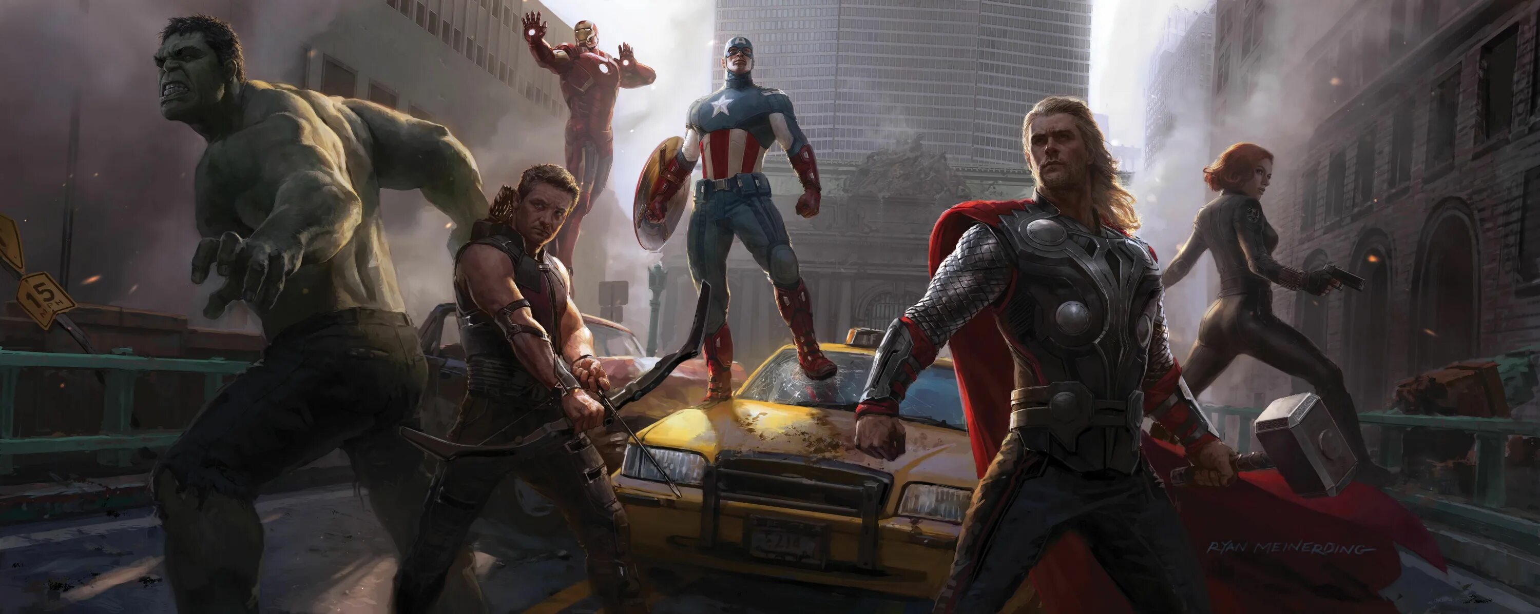Мстители 2016 на русском. Мстители the avengers (2012). ryan meinerding.