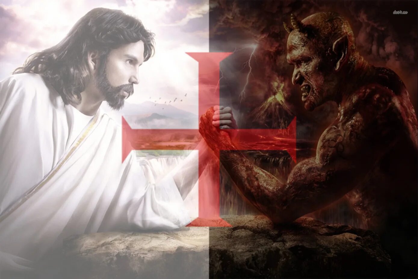 борьба добра со злом. добро против зла. бог и дьявол. бог и дьявол. тема борьбы со злом.