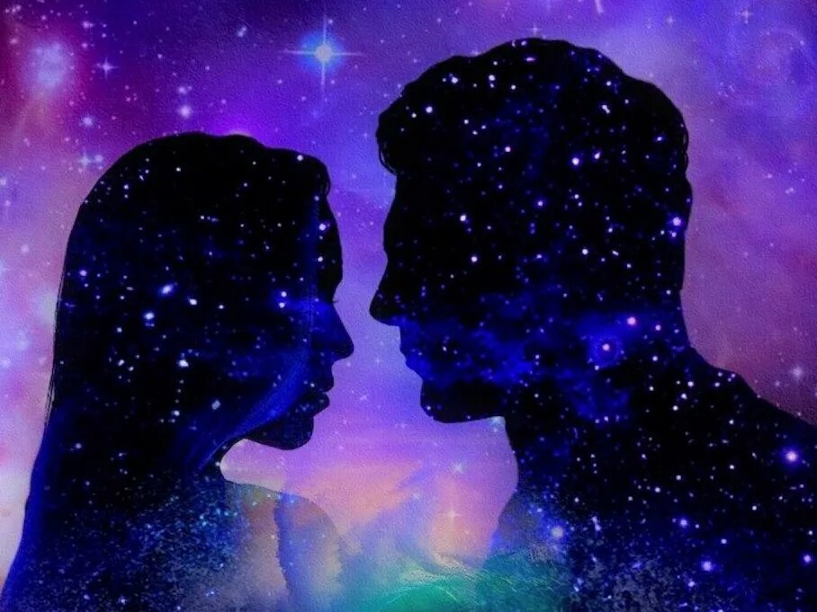 Космос любовь. Влюбленные в космосе. Мужчина и женщина космос. Вселенная и любовь.
