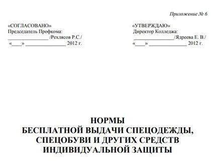 Приказ о норме выдачи сиз 2023