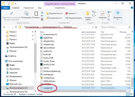 Исполняемый пакетный файл
