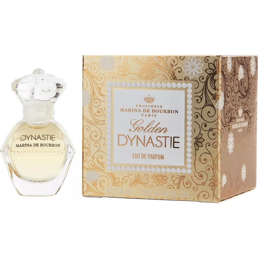 Dynastie Marina de Bourbon духи. Marina de Bourbon Golden Dynastie Eau de Parfum женский 7,5мл. Marina de Bourbon Golden Dynastie Lady 7.5ml EDP Mini.