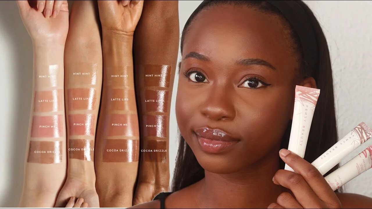 Morphe hint hint skin tint. Fenty beauty бальзам для губ. fenty pro kissr swatches. fenty beauty pro kiss`r бальзам для губ cocoa drizzle свотчи. pro kiss`r бальзам для губ hint hint fenty beauty.