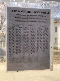 Расписание автобусов 205 краснокамск