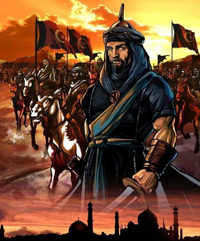 Мусульманский воин. Завоеватель Иерусалима Салахуддин.