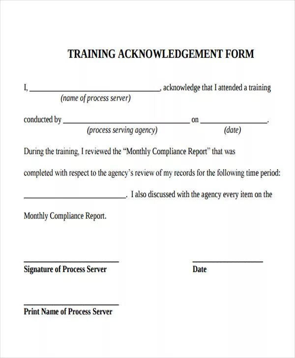 Training format. Acknowledgement training. employee acknowledgement and consent form как заполнять. acknowledgement training list. acknowledgement form after training.