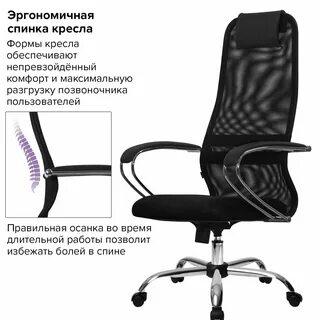 Офисные кресла хром