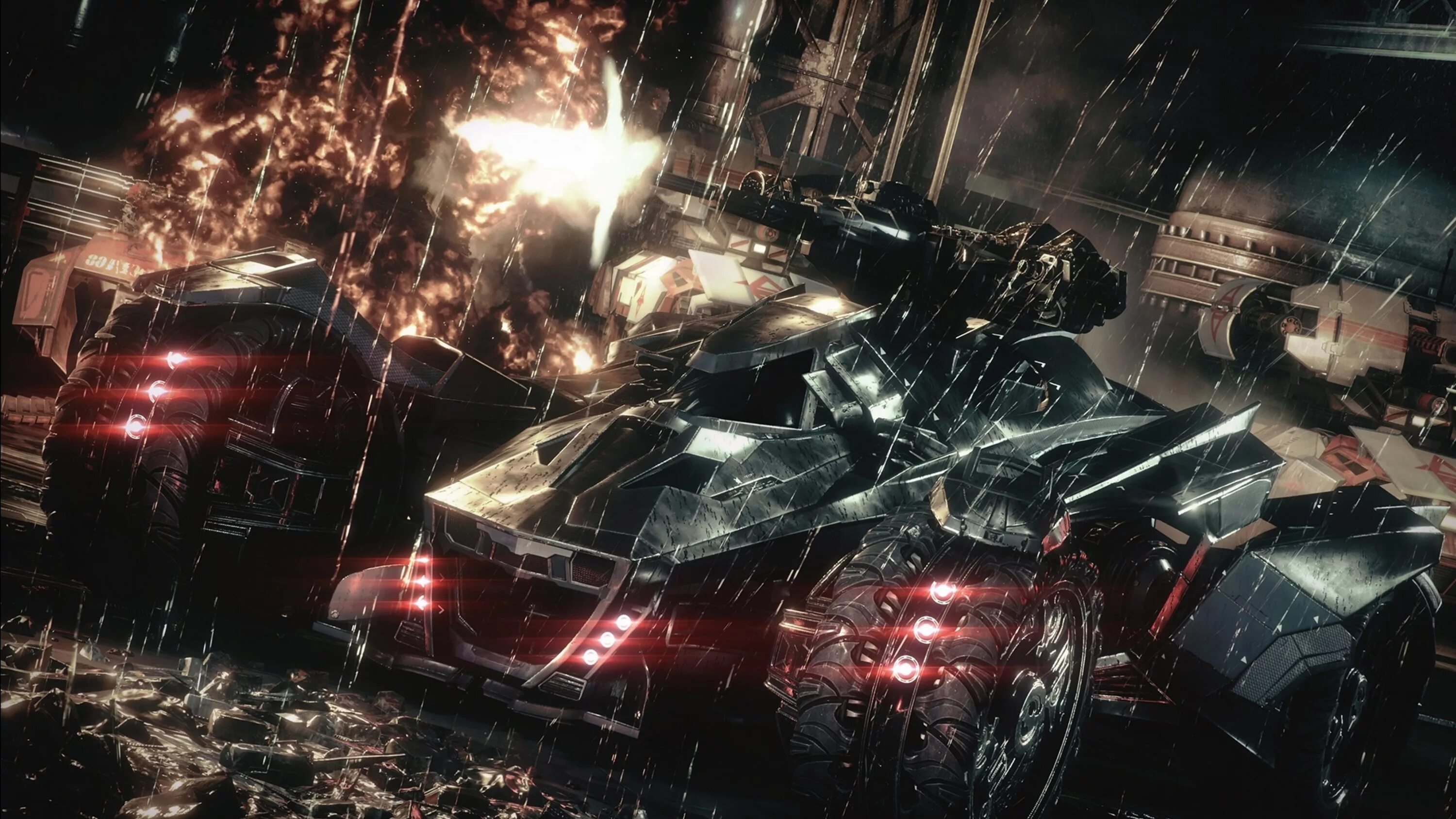 Batman: Arkham Knight. Бэтмобиль Arkham Knight. Бэтмен Аркхем Найт Бэтмобиль. Batman Arkham Knight машина. Живые игровые обои