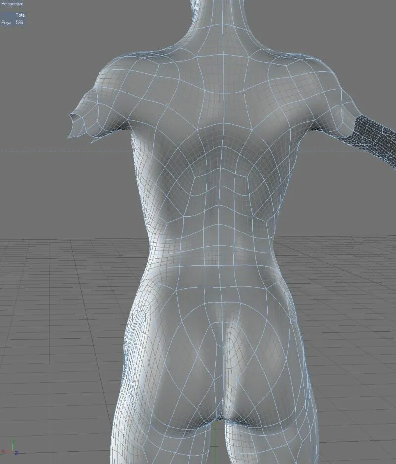 Сетчатое тело. Ретопология в Zbrush. Ретопология в Blender. 3в female topology. Моделирование женского тела.