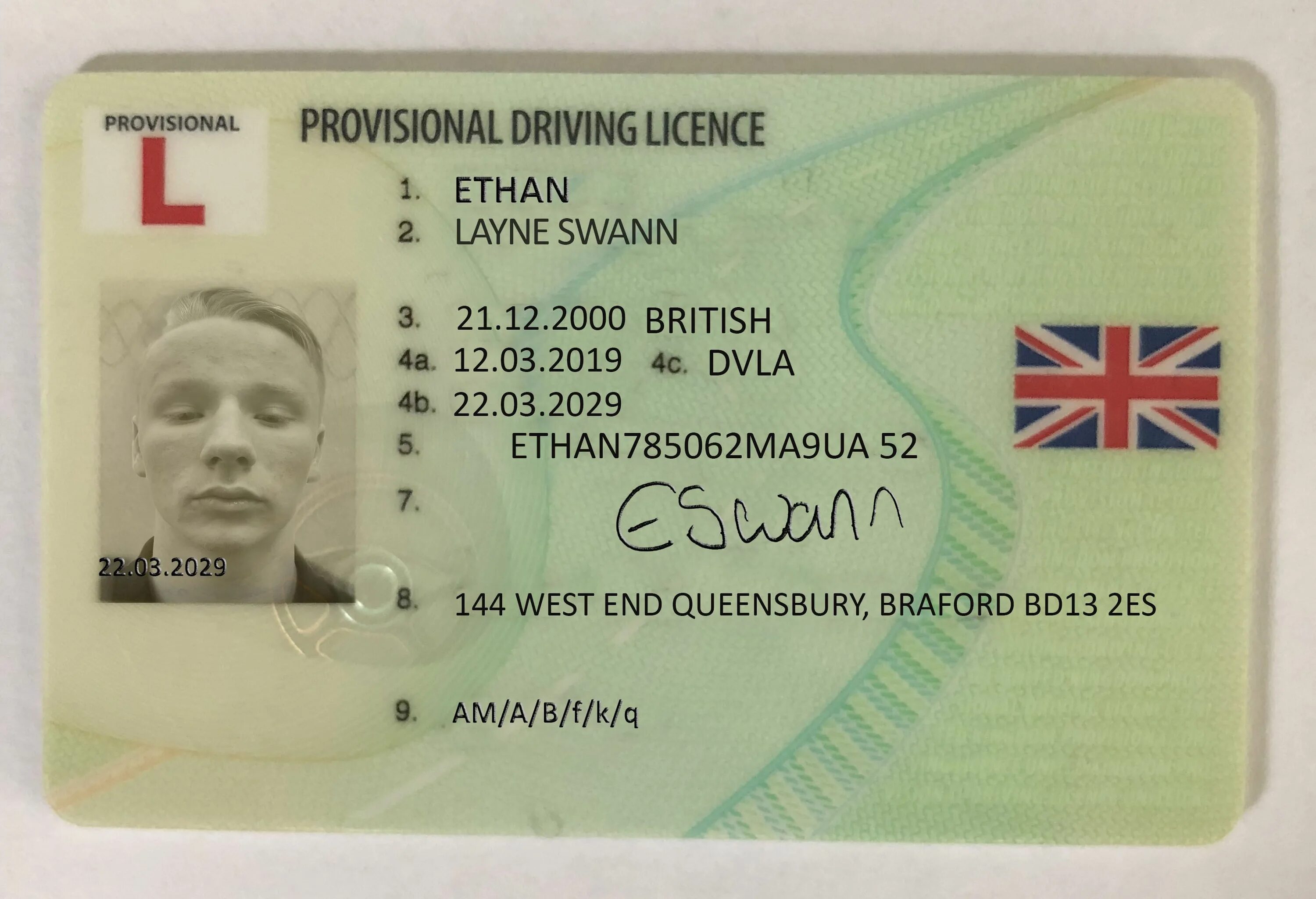 Uk Driver License. Id uk