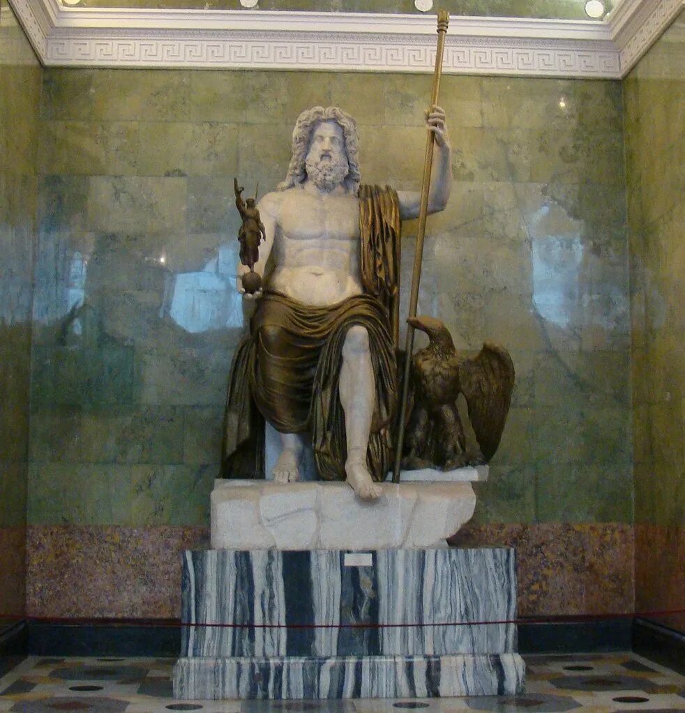 Зевс скульптор. Статуя юпитера в эрмитаже. статуя зевса в эрмитаже. скульптура зевса в эрмитаже. фидий эрмитаж.