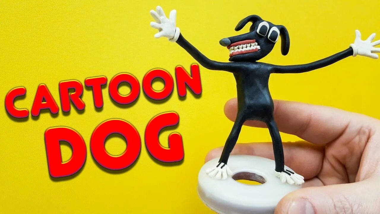 Cartoon Dog из пластилина. Тревор Хендерсон Картун Лог. Картун дог Тревор. Скатун дог из пластилина. Дог дей из пластилина