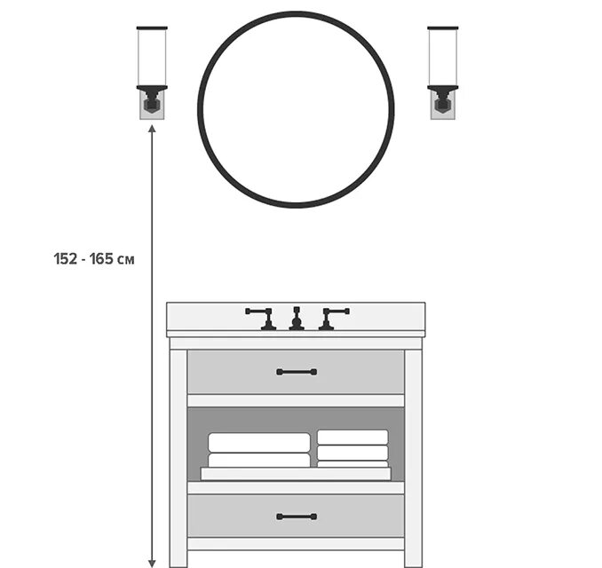 Высота подсветки зеркала в ванной. Высота установки прикроватных светильников. Высота светильника бра от пола. Высота установки бра стандарт. Высота крепления прикроватных светильников.