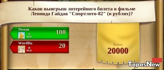 Каков выигрыш