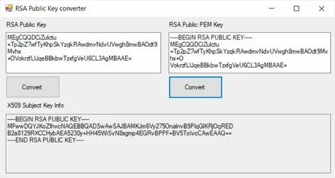 Begin rsa
