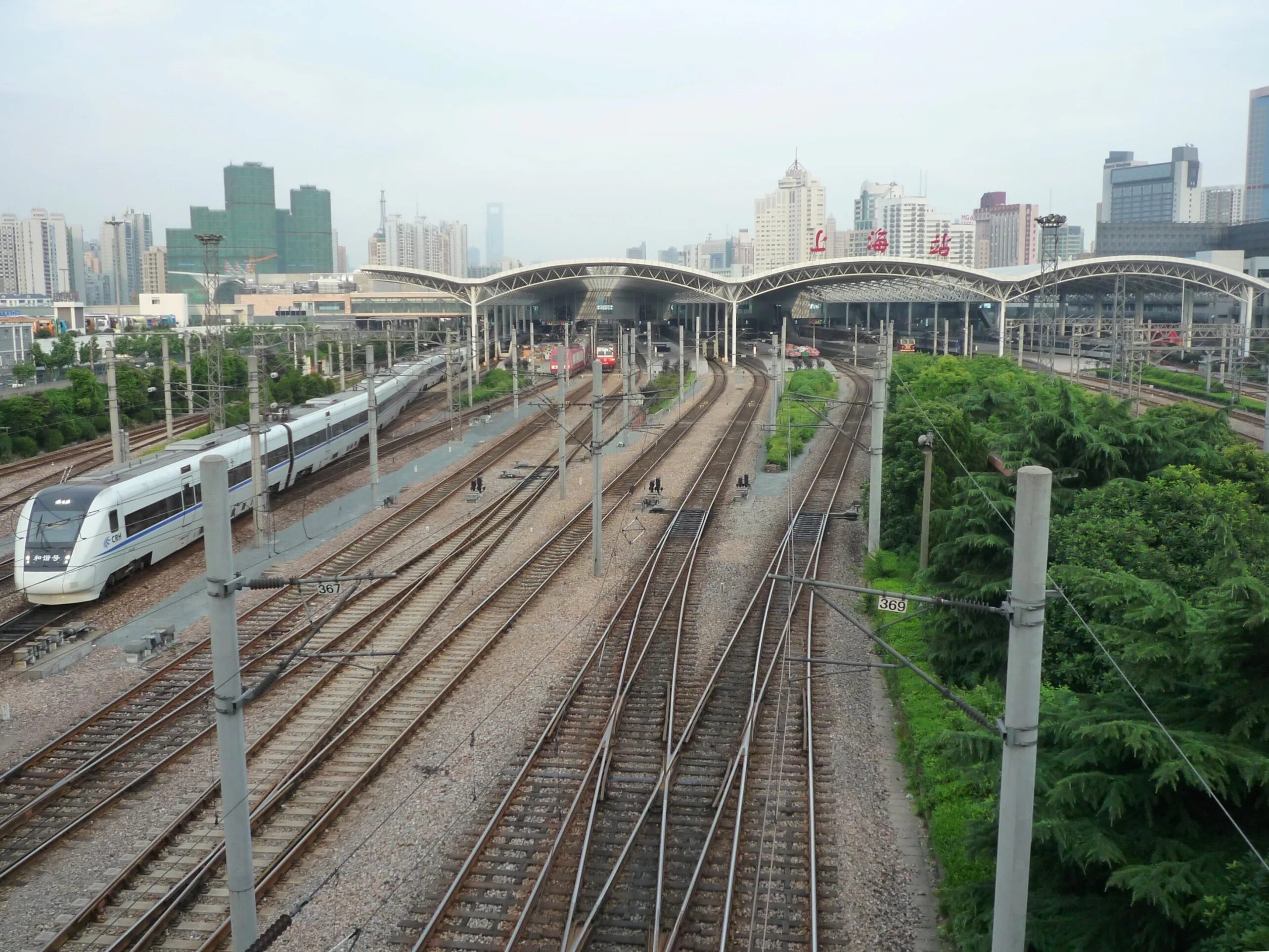 Shanghai hongqiao railway